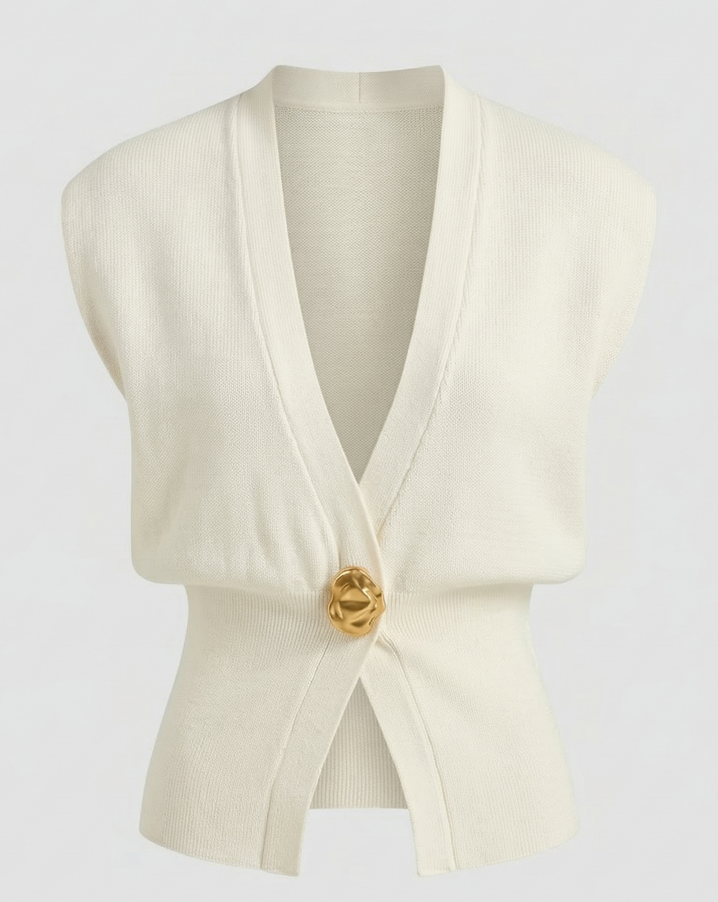 Knit V-Neck Women's Vest