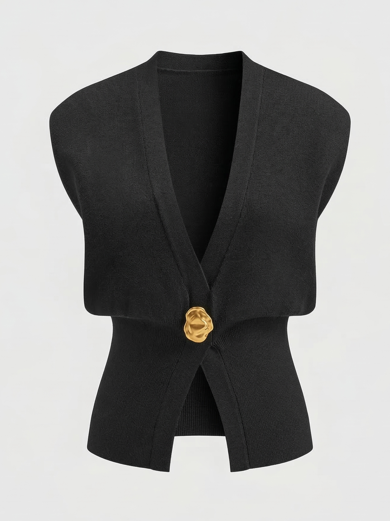 Knit V-Neck Women's Vest