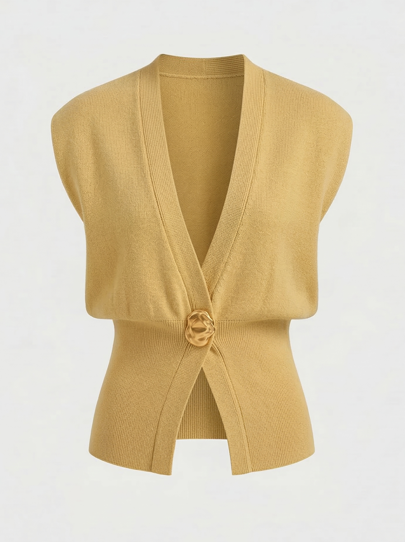 Knit V-Neck Women's Vest