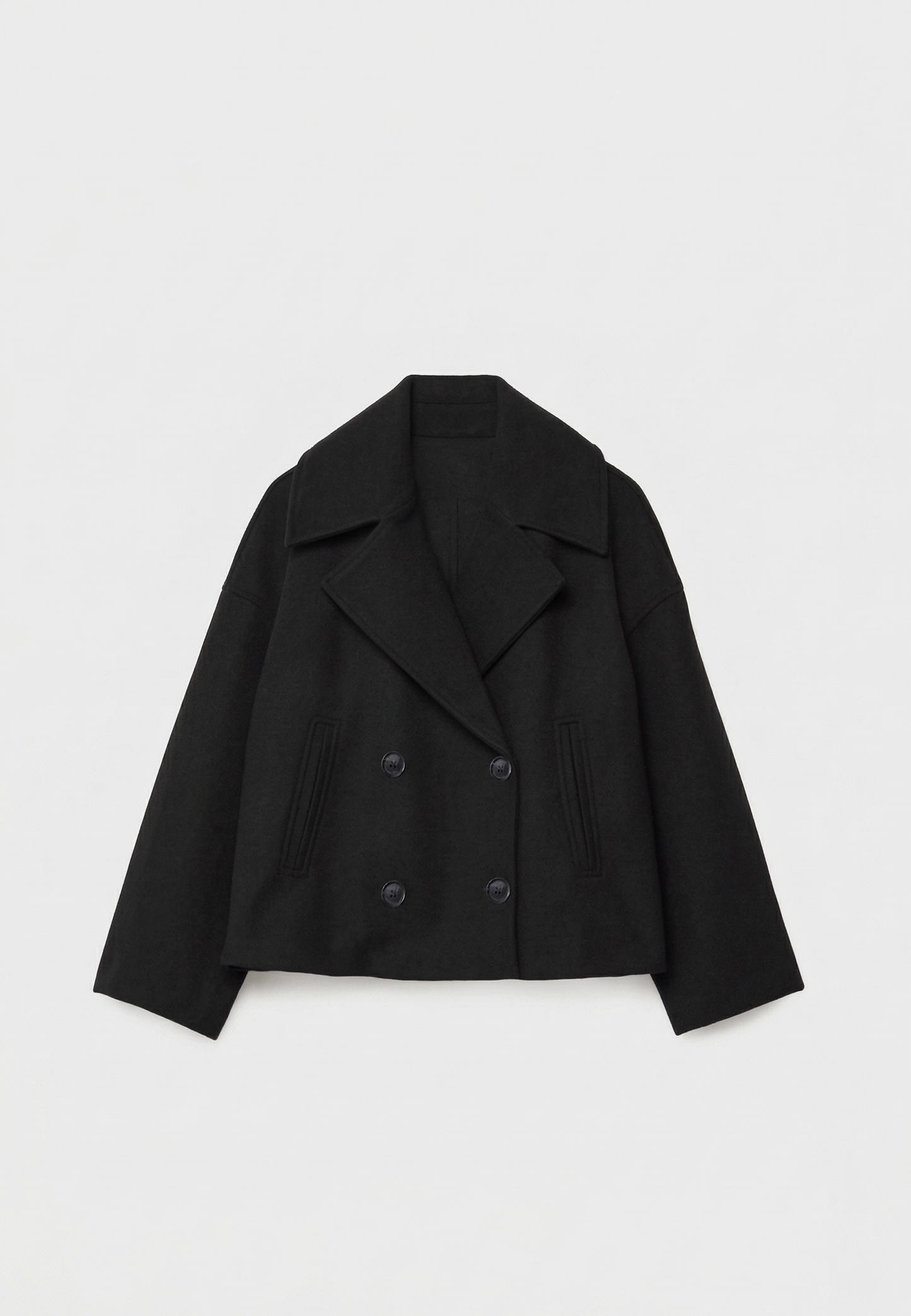 Structured Zip Closure Winter Coat