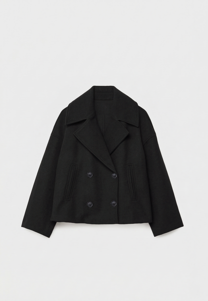 Structured Zip Closure Winter Coat