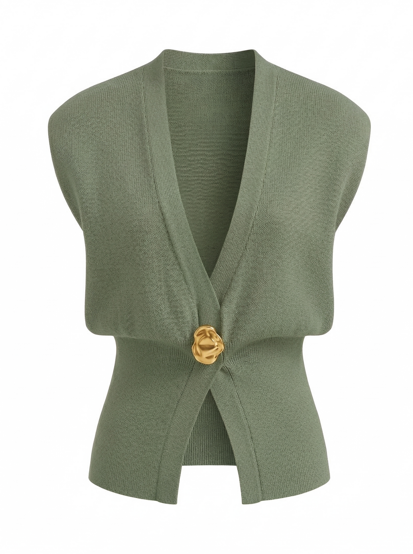 Knit V-Neck Women's Vest