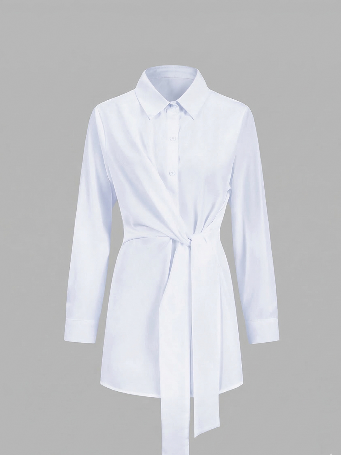 Semi-Sheer Woven Button Down Shirt