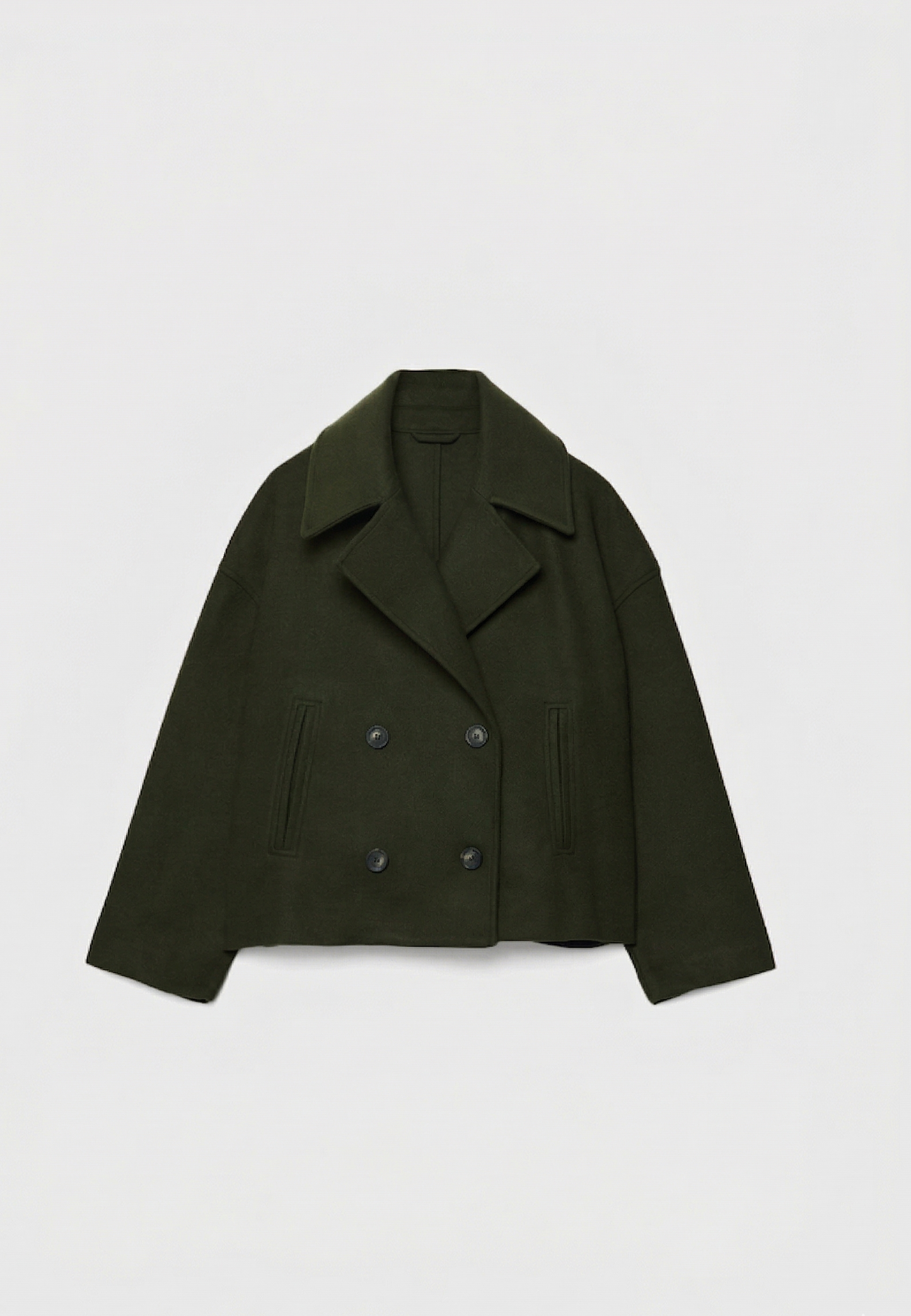 Structured Zip Closure Winter Coat