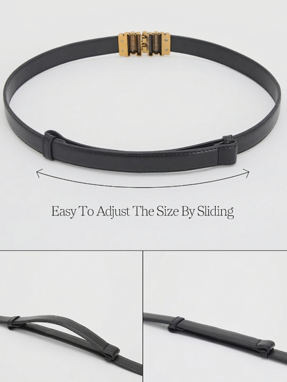 Faux Leather Vintage Style Belt