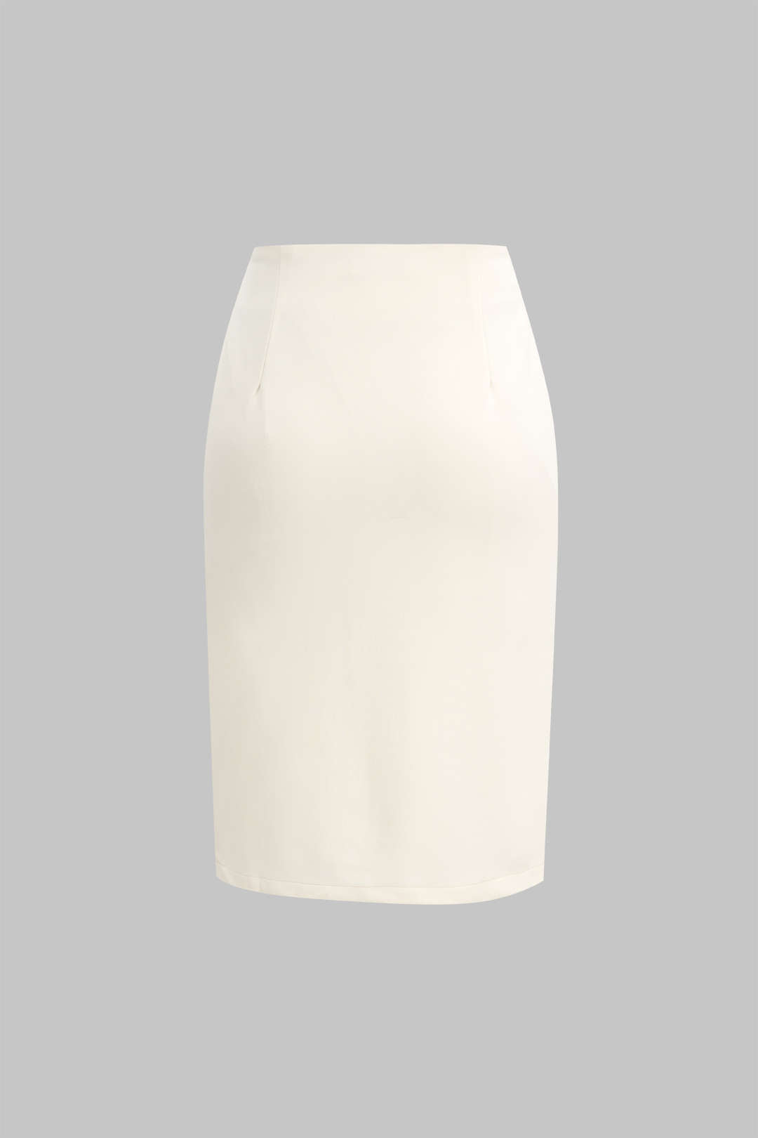 High Waist Tie-Up Cotton Skirt