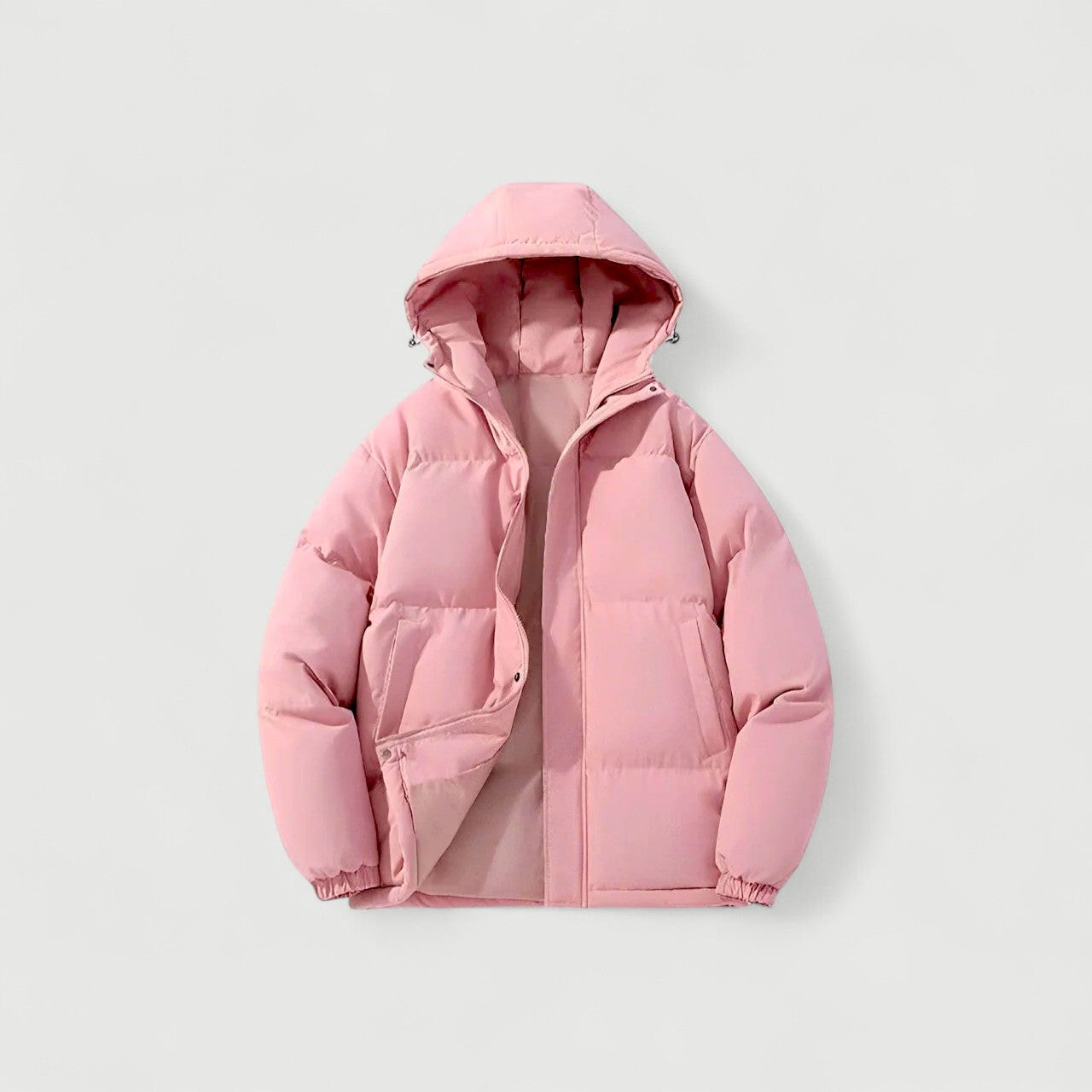 Hooded Insulated Black Puffer Jacket
