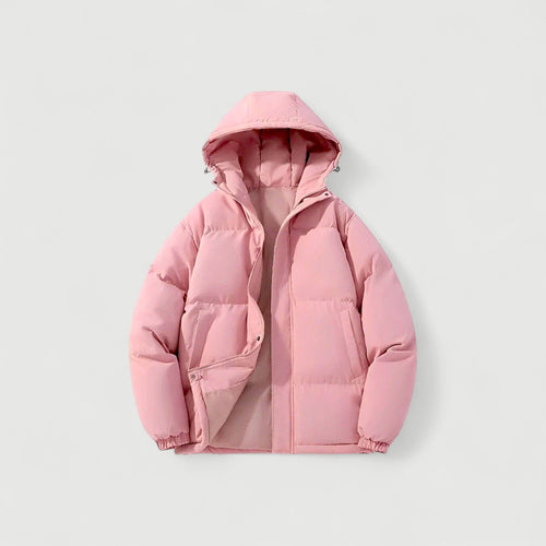 Hooded Insulated Black Puffer Jacket