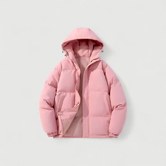 Hooded Insulated Black Puffer Jacket