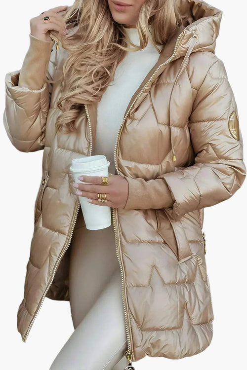 Hooded Soft Puffer Coat
