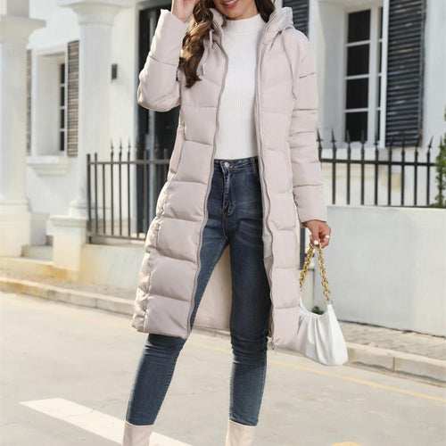 Hooded Long Puffer Coat