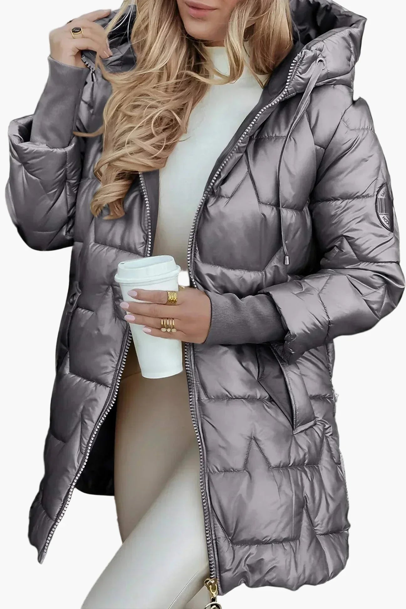 Hooded Soft Puffer Coat