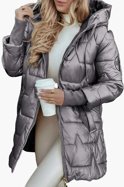 Hooded Soft Puffer Coat