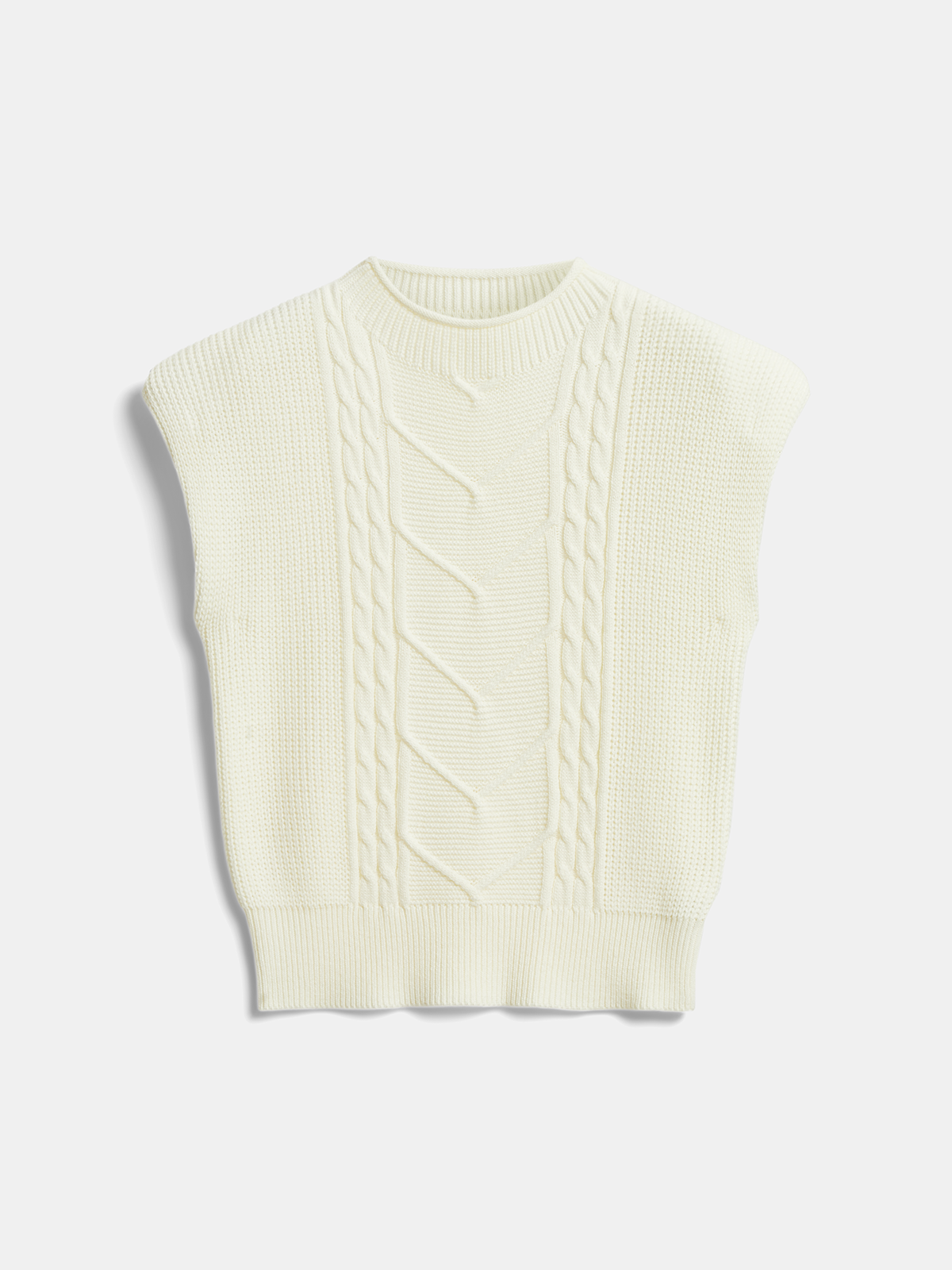 Knit Cap Sleeve Sweater Vest