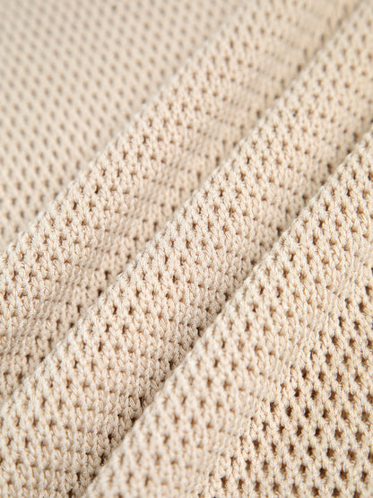 Knit Crew Neck Sleeveless Tank Top