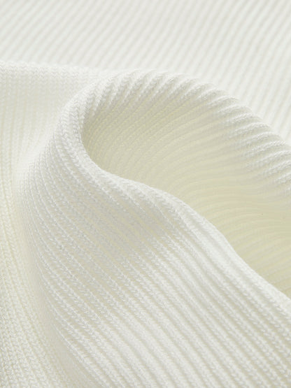 Knit Long Sleeve Sweetheart Blouse for Women