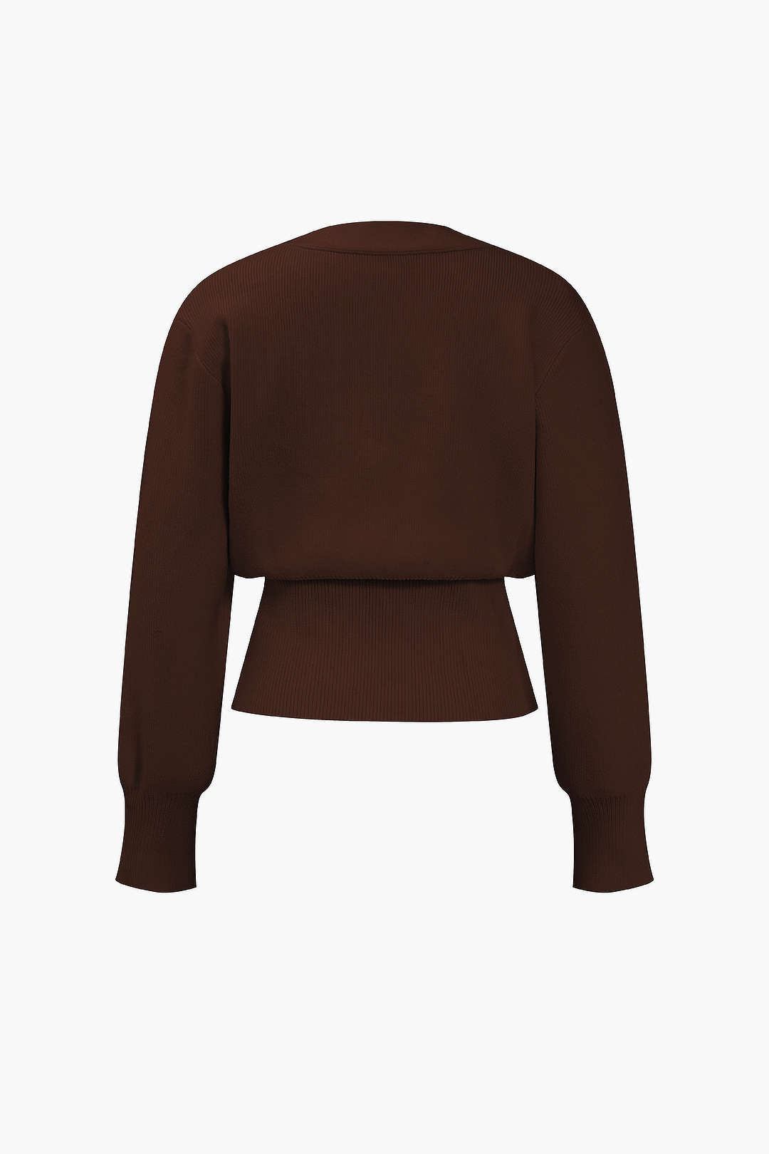 Knitted V-Neck Medium Weight Cardigan