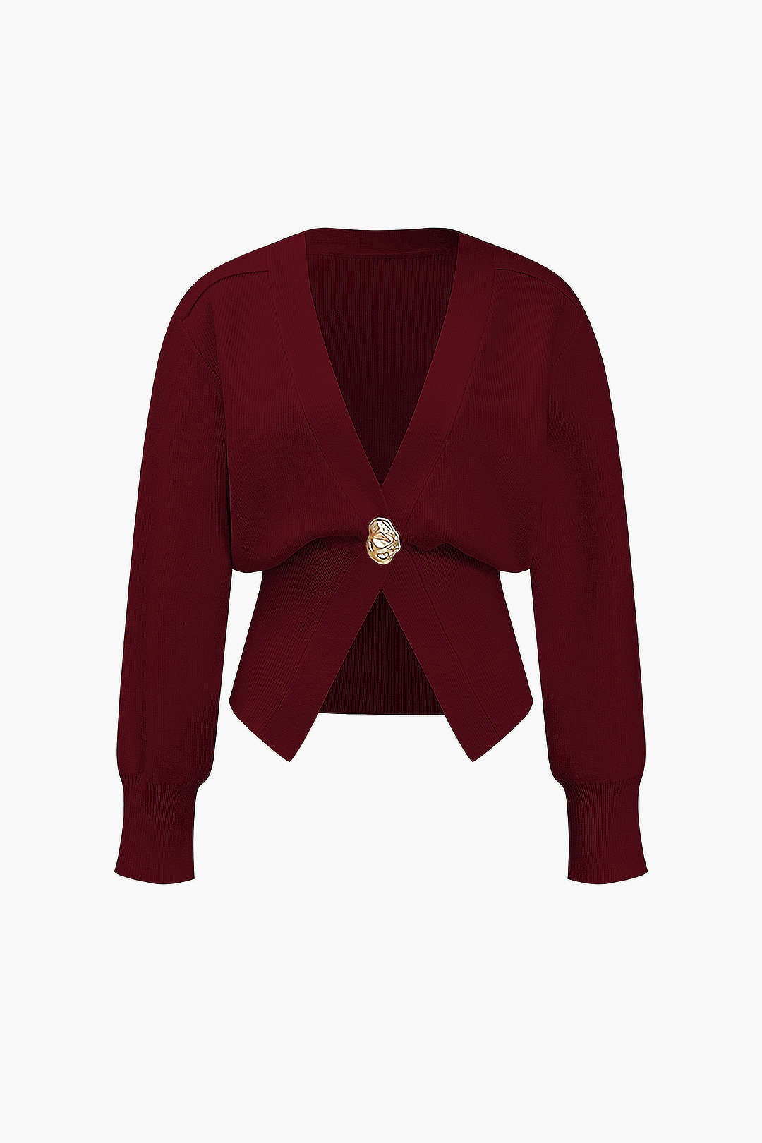 Knitted V-Neck Medium Weight Cardigan