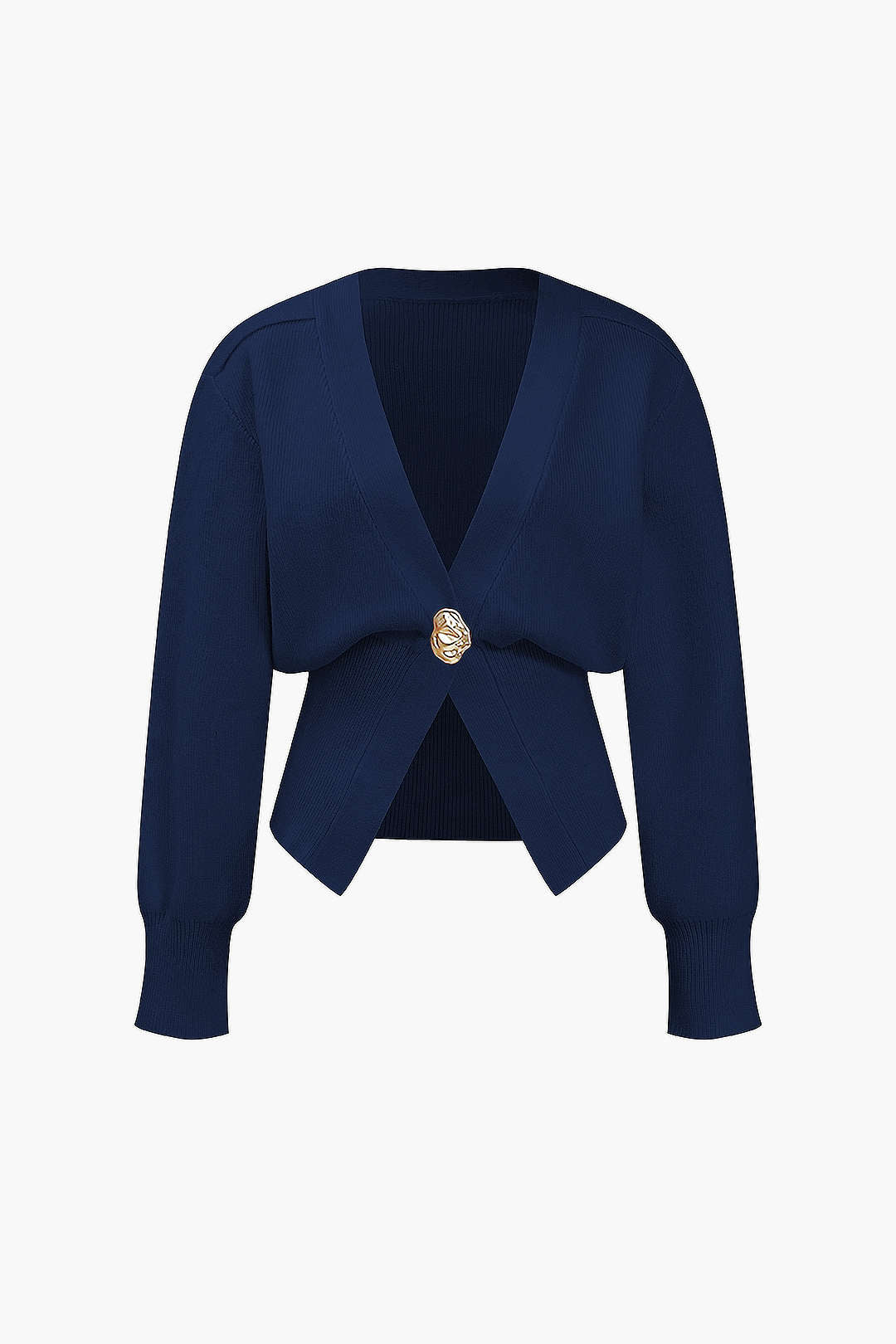 Knitted V-Neck Medium Weight Cardigan