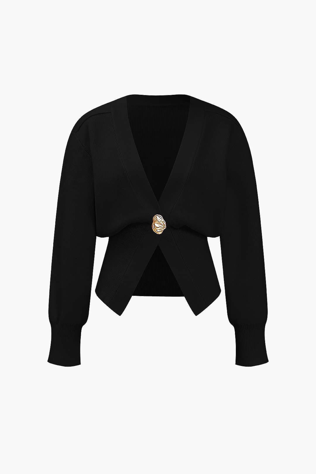 Knitted V-Neck Medium Weight Cardigan