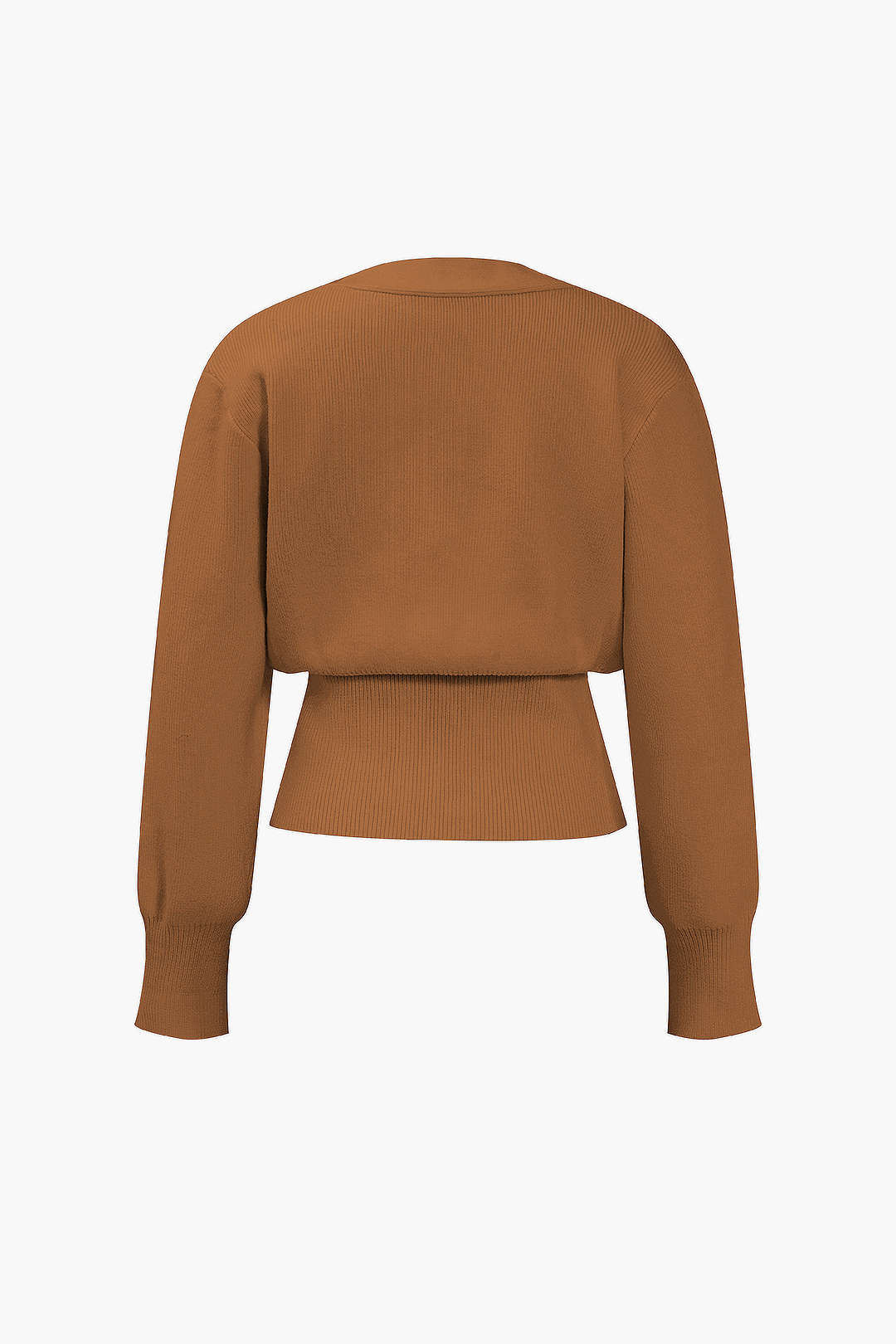 Knitted V-Neck Medium Weight Cardigan
