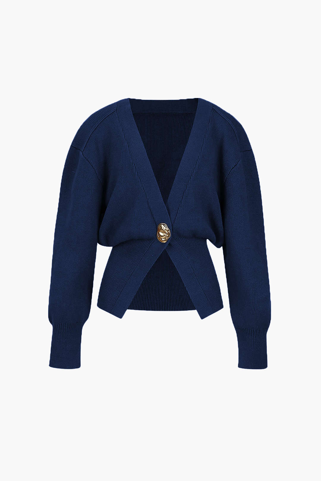 Knitted V-Neck Medium Weight Cardigan