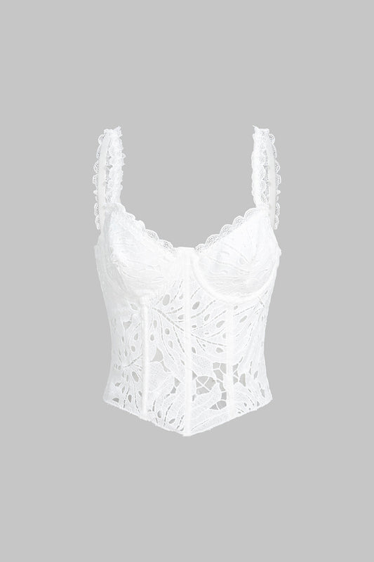 Lace V-Neck Cami Top