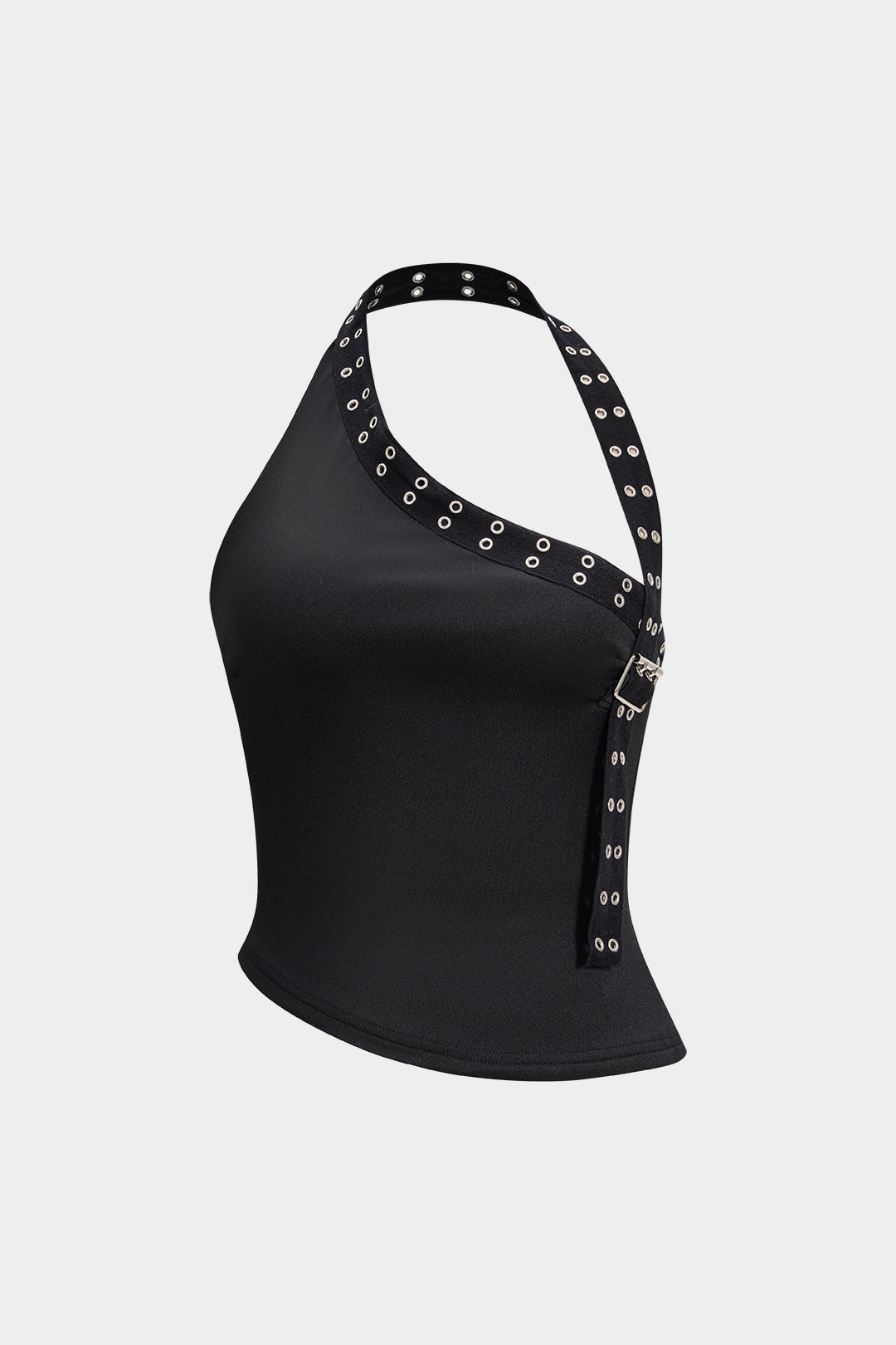 Lightweight Asymmetrical Halter Neck Tank Top