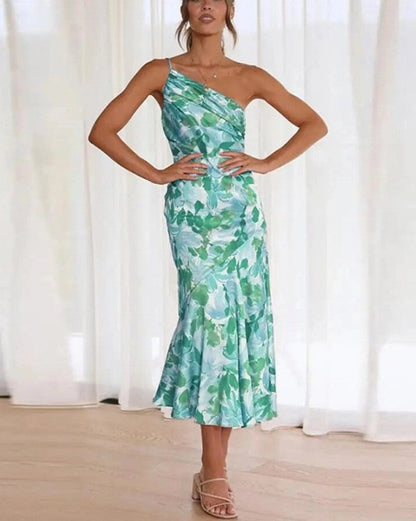 Lightweight Asymmetrical Maxi Dress