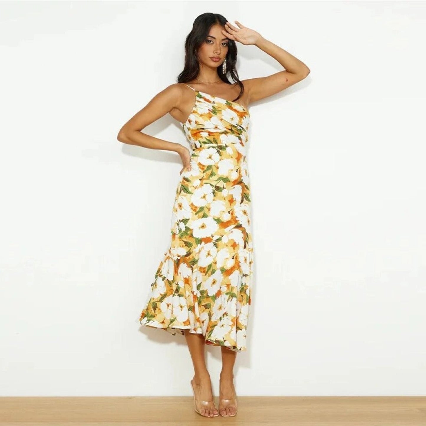 Lightweight Asymmetrical Maxi Dress