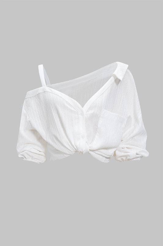 Lightweight Backless Long Sleeve Women's Shirt