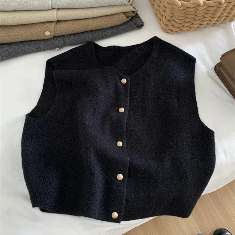 Lightweight Button-Up Casual Vest