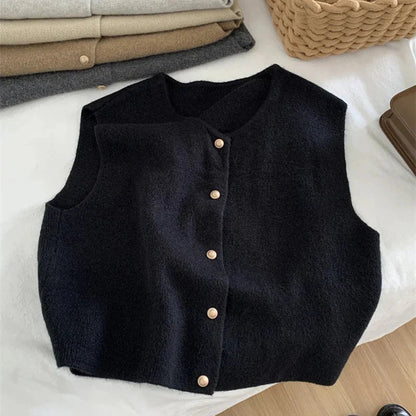 Lightweight Button-Up Casual Vest