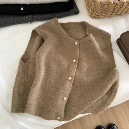 Lightweight Button-Up Casual Vest