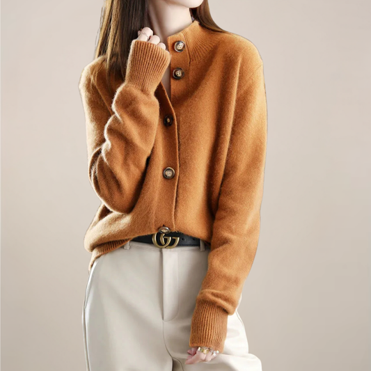 Lightweight Collared Cardigan Sweater