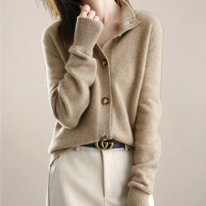 Lightweight Collared Cardigan Sweater