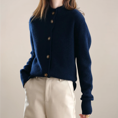 Lightweight Collared Cardigan Sweater