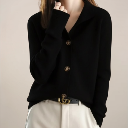 Lightweight Collared Cardigan Sweater