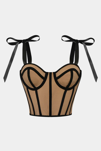 Lightweight Cotton Tie-Up Cami Top