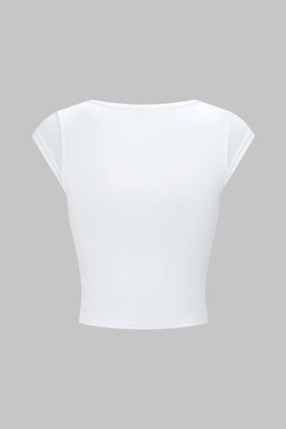 Lightweight Cotton V-Neck Mens T Shirt
