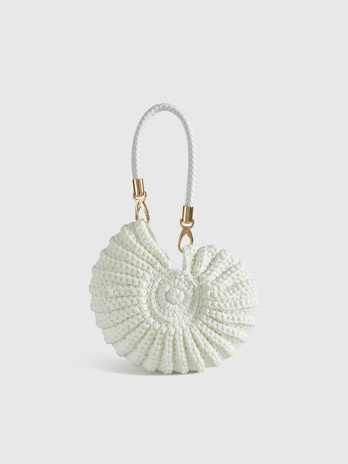 Lightweight Crocheted Conch Handbag