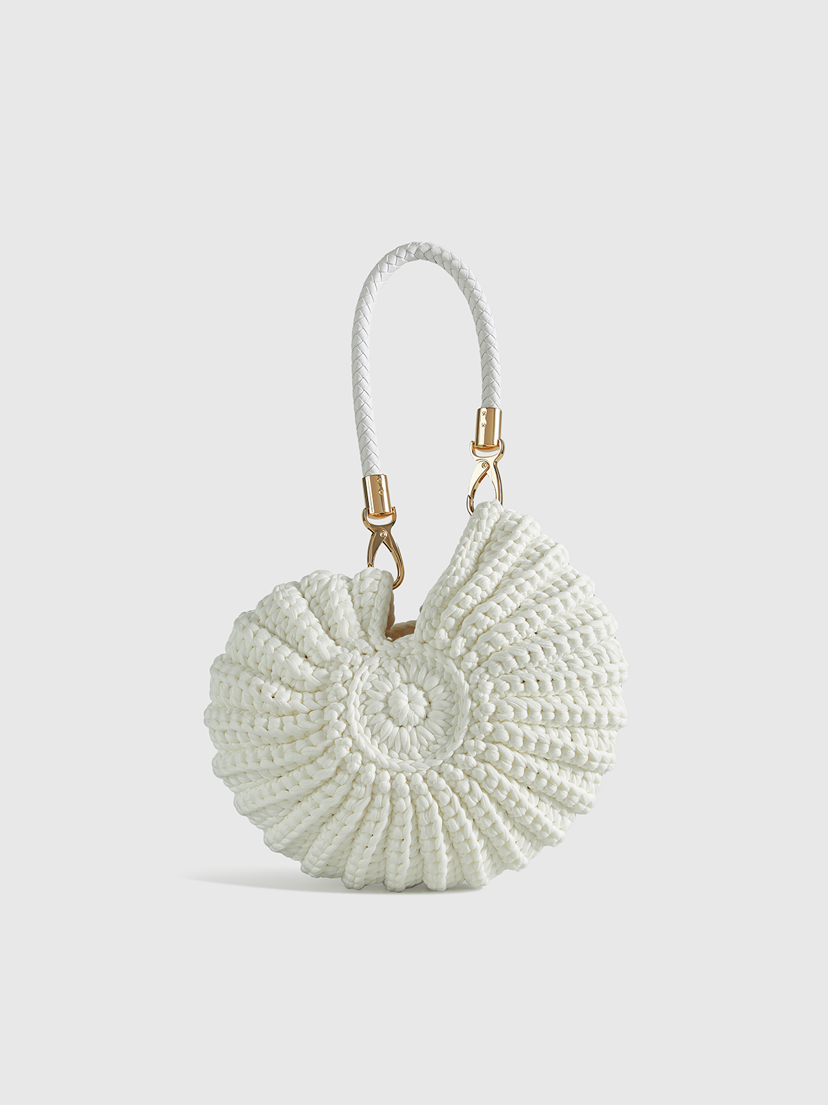 Lightweight Crocheted Conch Handbag