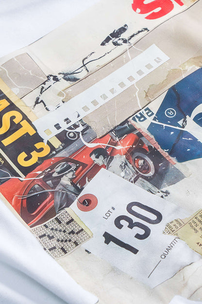 Lightweight Digital Print Sleeveless T-Shirt