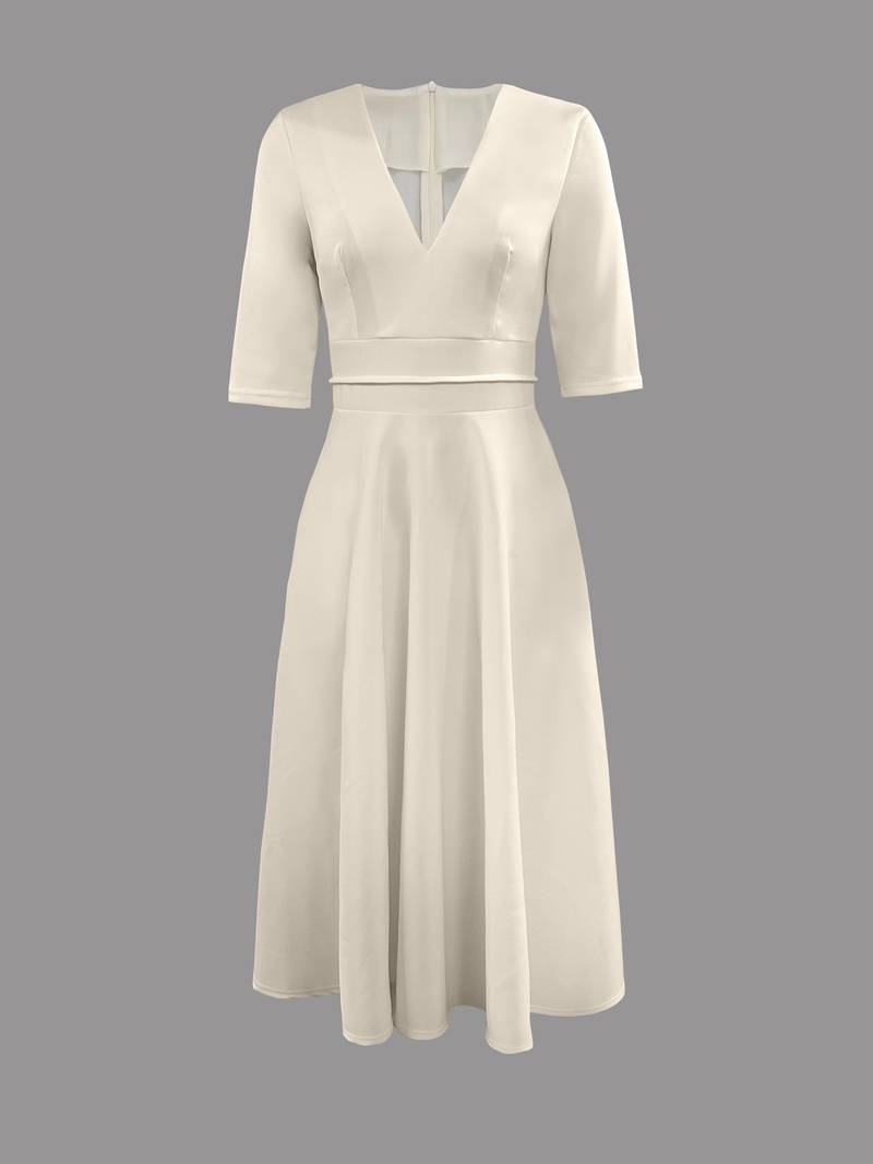 Lightweight Flared Midi Dress