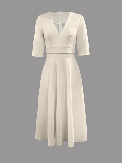 Lightweight Flared Midi Dress