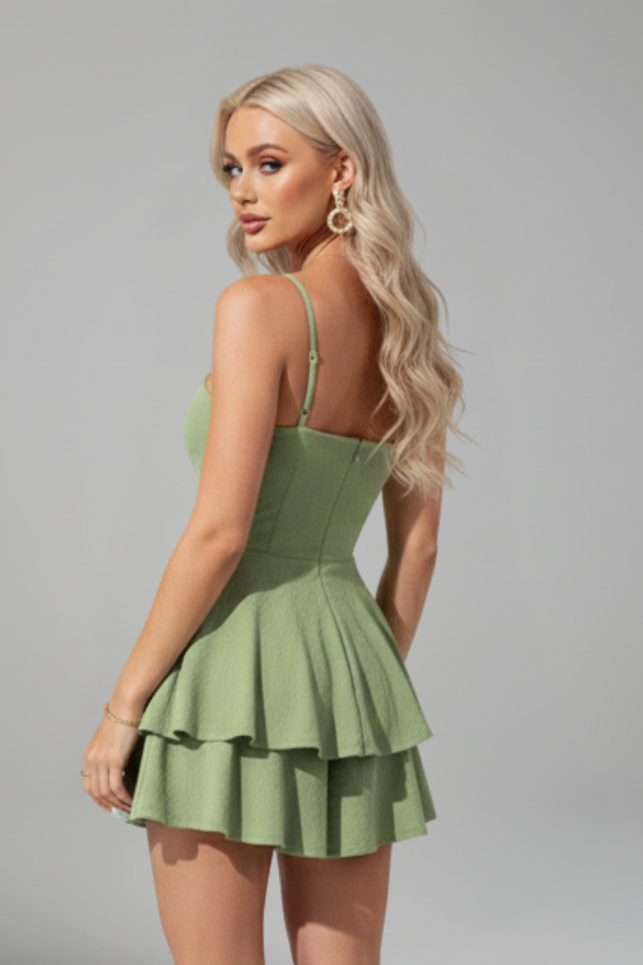 Lightweight Flared Mini Dress