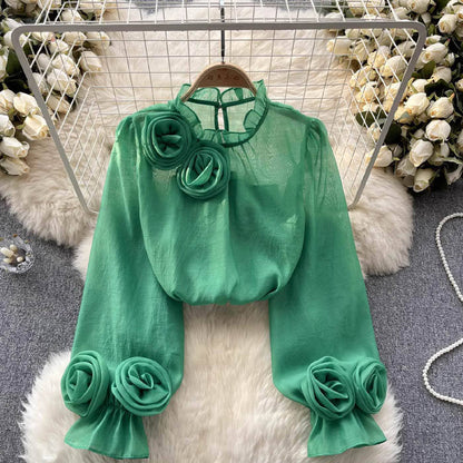 Lightweight Floral Long Sleeve Blouse