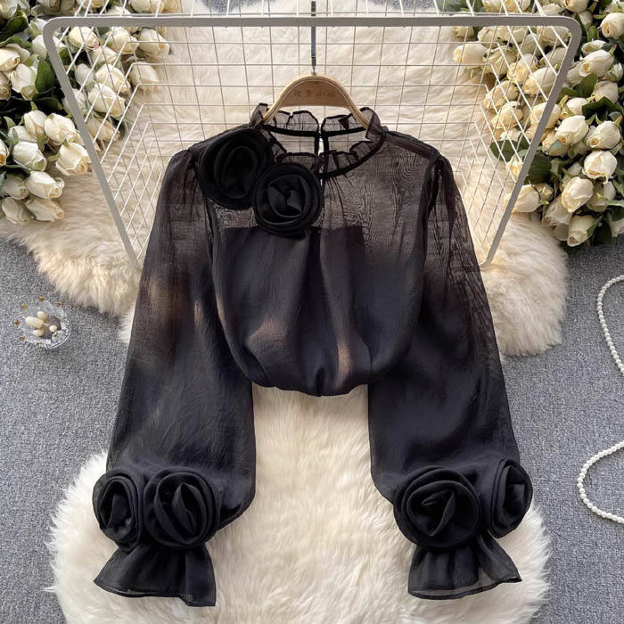 Lightweight Floral Long Sleeve Blouse