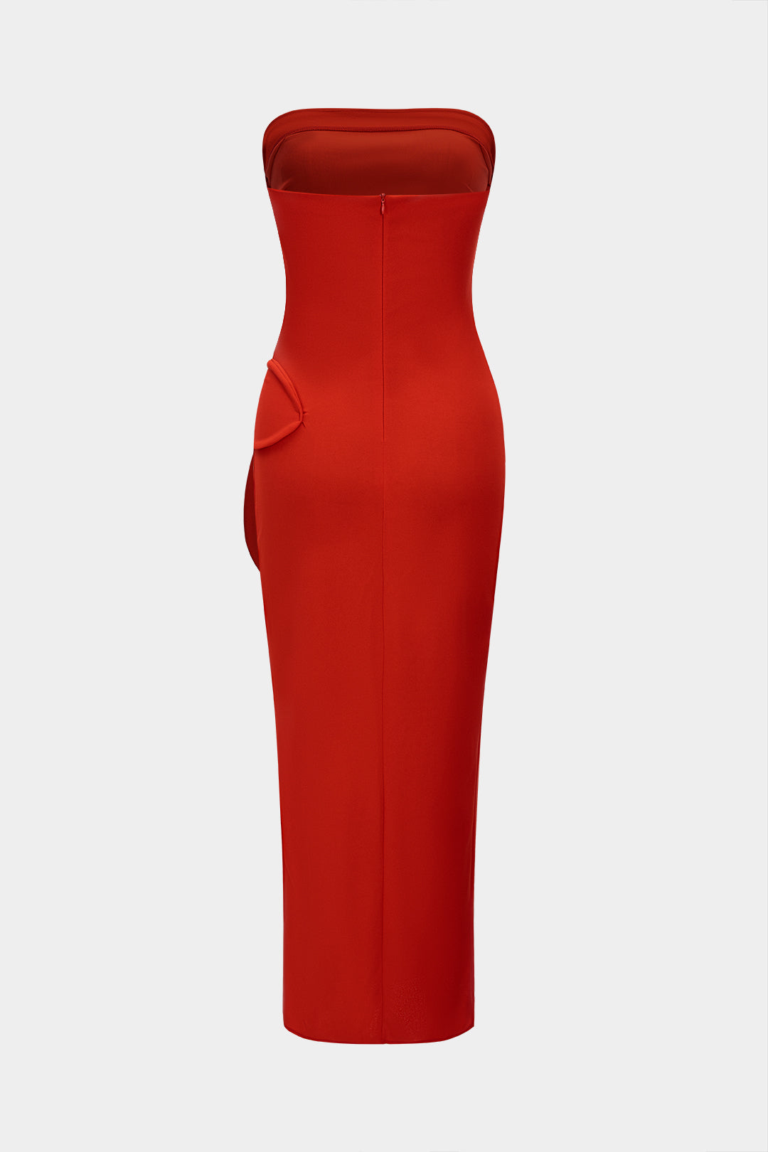 Lightweight Floral Strapless Maxi Dress