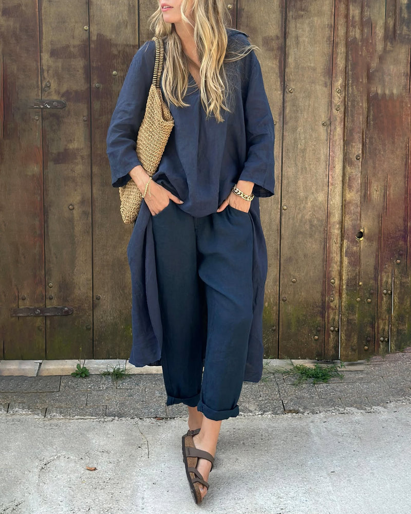 Lightweight Flowy Tunic And Legging Set
